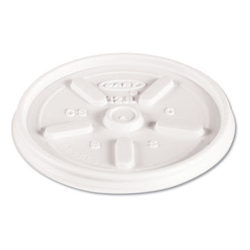 Dart® Plastic Lids, Fits 12 Oz To 24 Oz Hot-cold Foam Cups, Straw-slot Lid, White, 100-pack, 10 Packs-carton freeshipping - TVN Wholesale